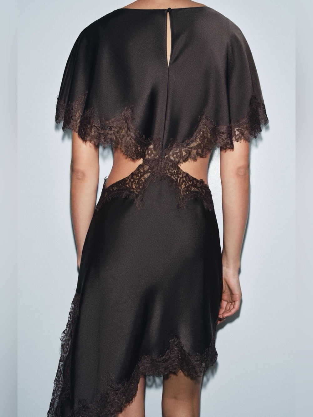 CUT-OUT LACE DRESS ZW COLLECTION - Picture 2 of 4